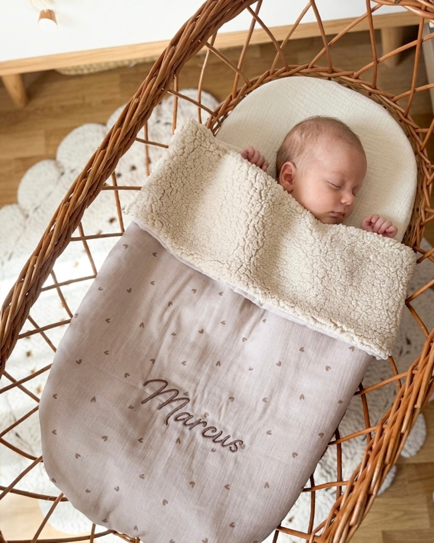 🤍 Couverture bébé personnalisée