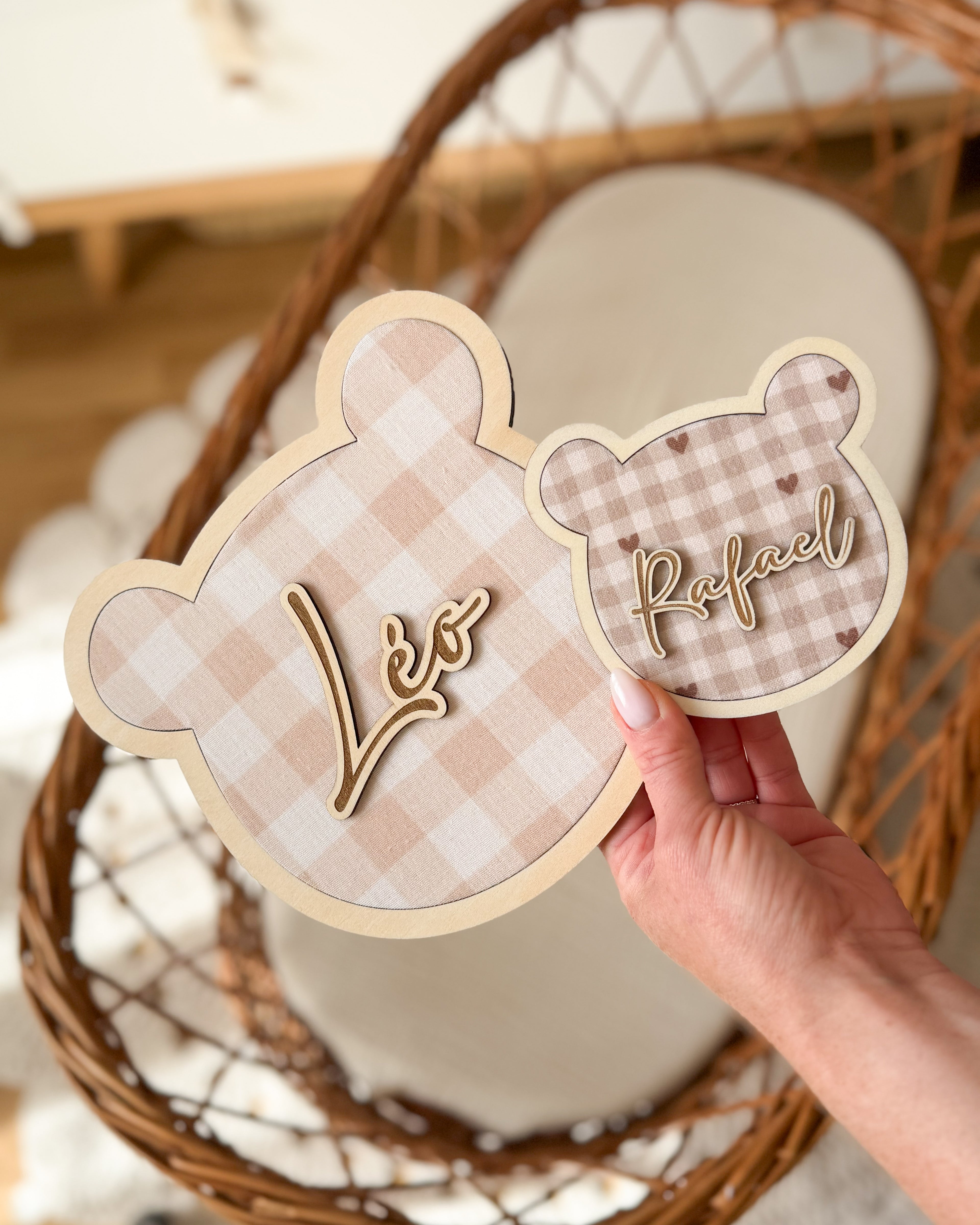 🧸 Décoration ourson personnalisée ✨
