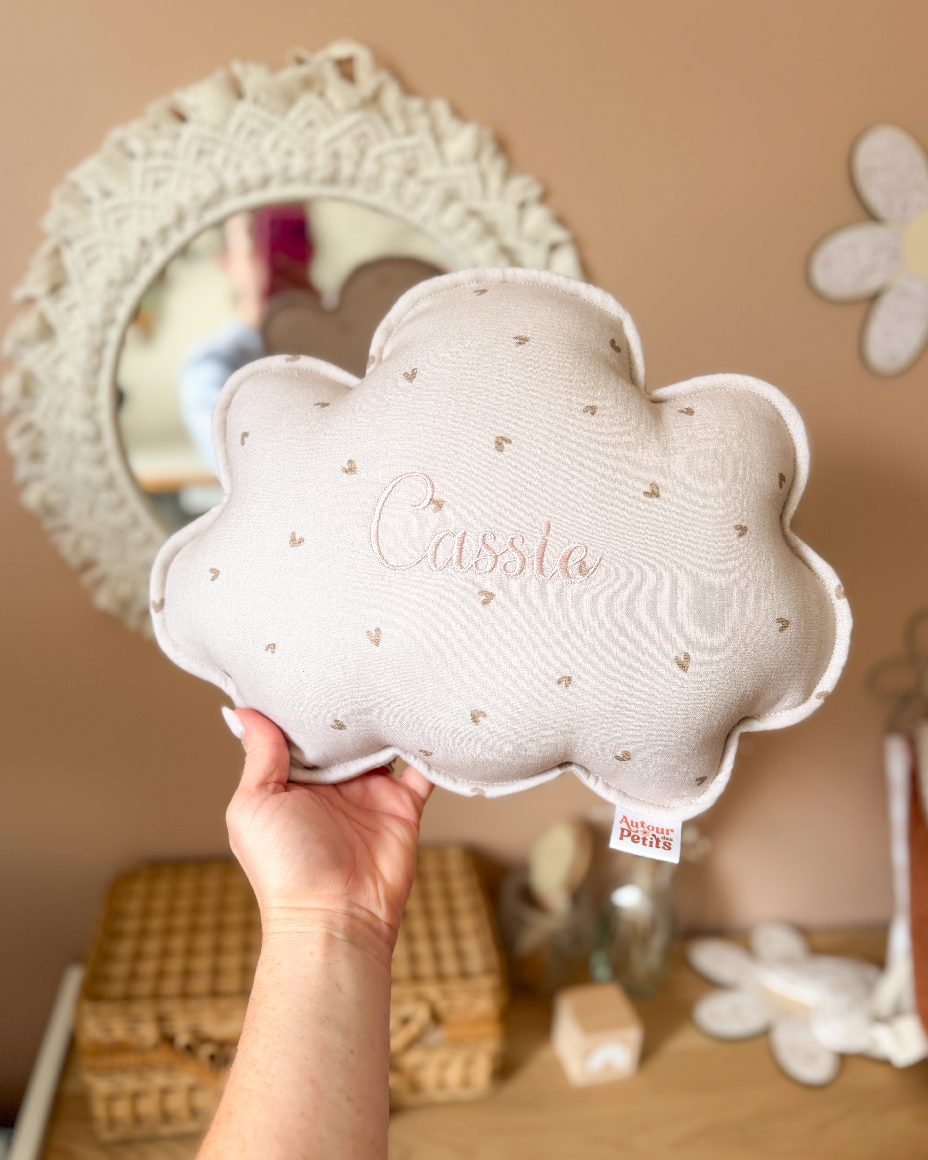 Coussin nuage personnalisé ☁️