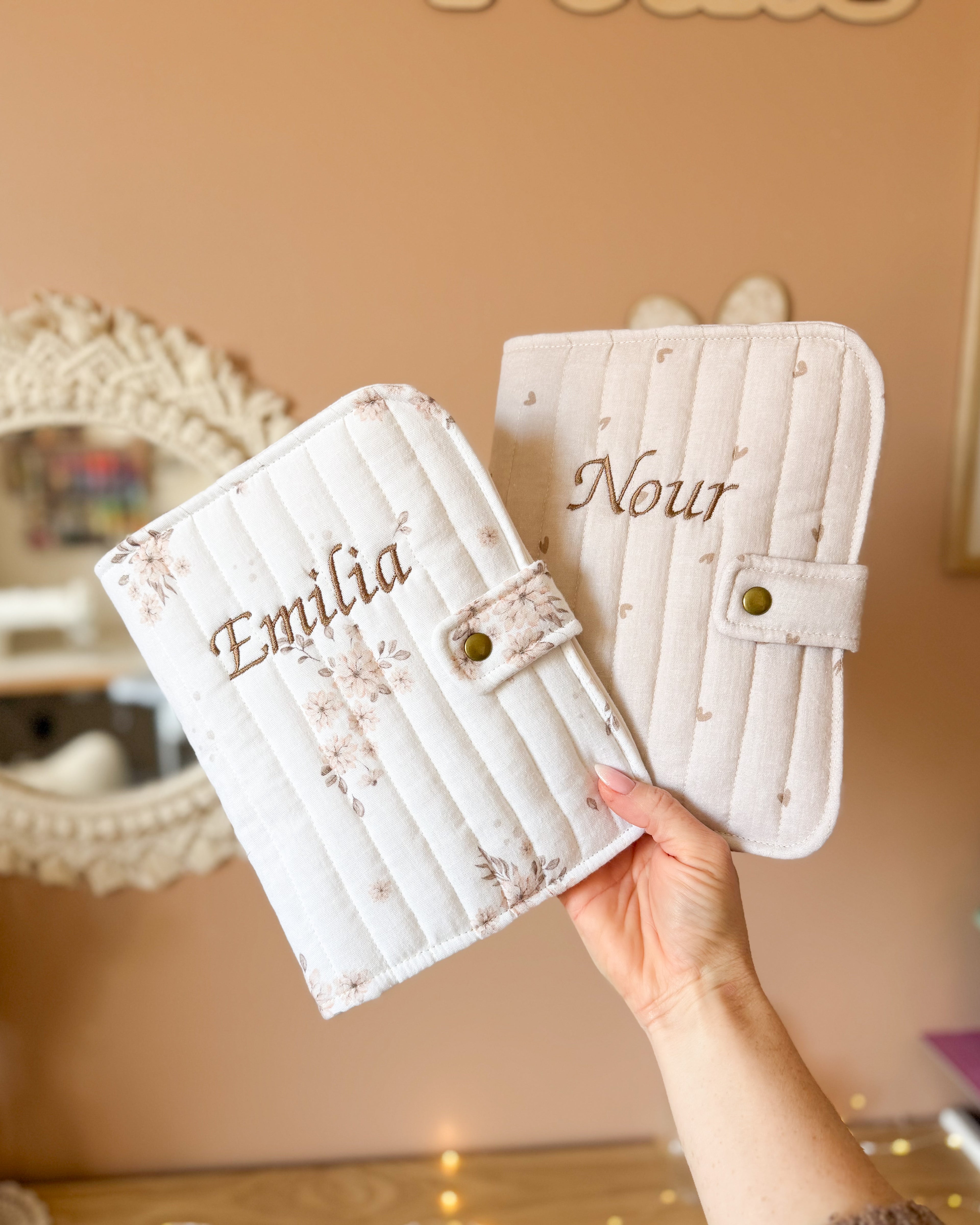 Protège Carnet de santé - double gaze matelassée