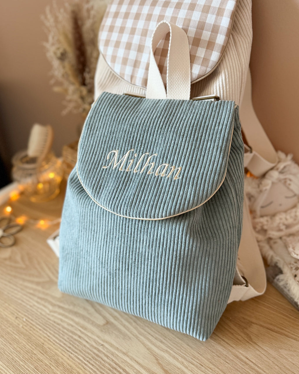 Sac à dos Velours - 100 % personnalisable