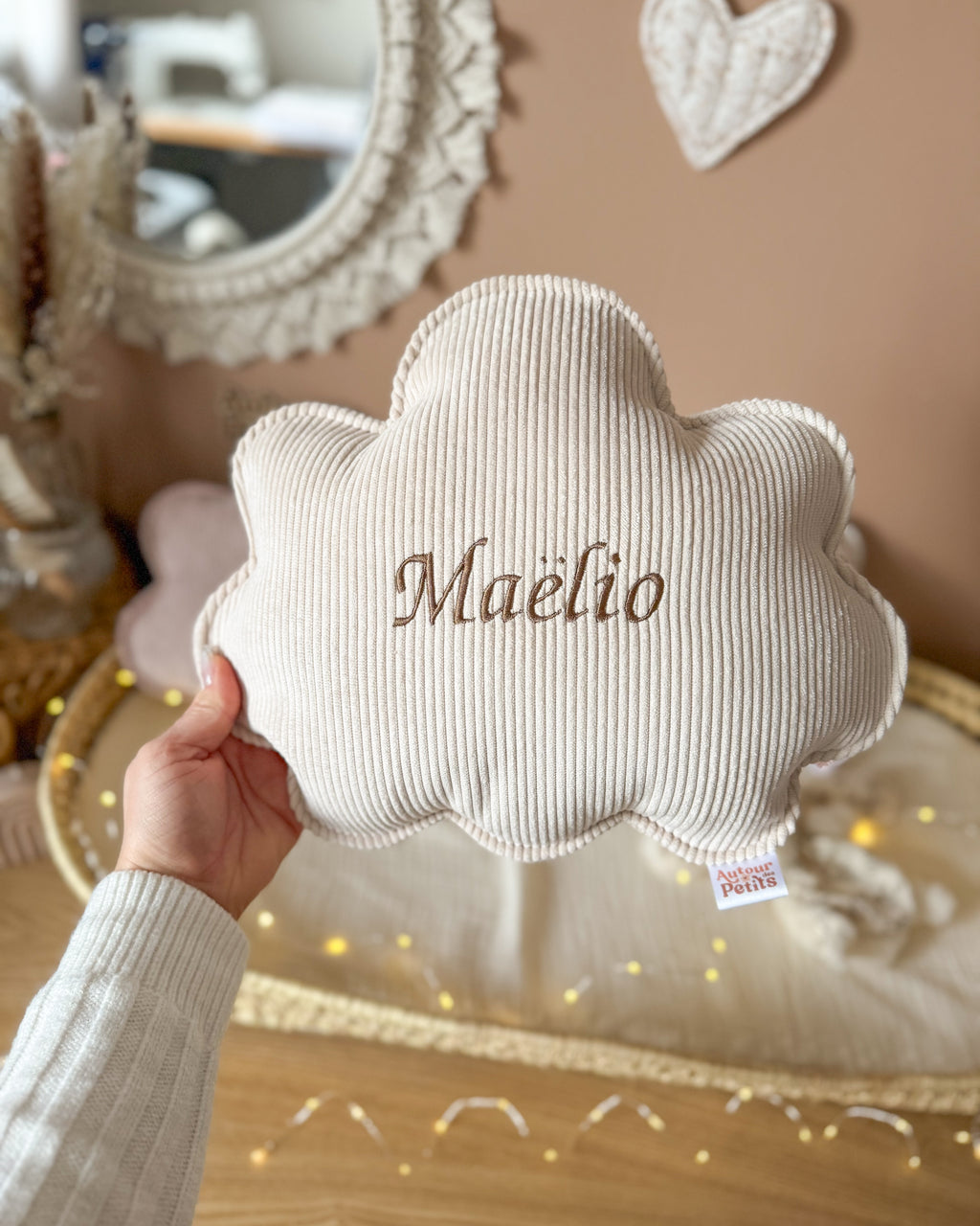 Coussin nuage personnalisé ☁️