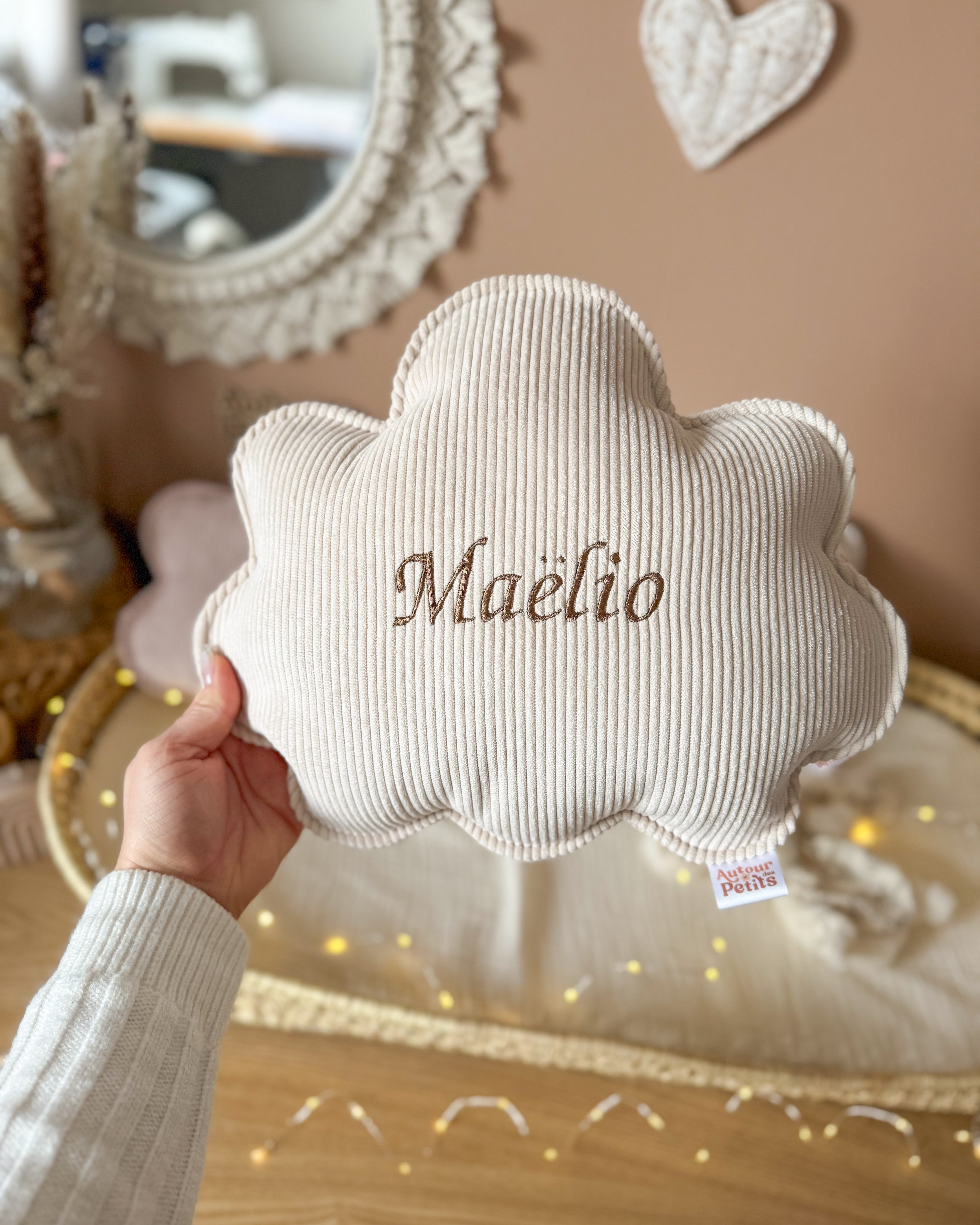 Coussin nuage personnalisé ☁️