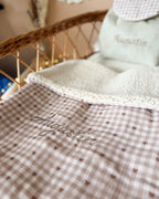 🤍 Couverture bébé personnalisée