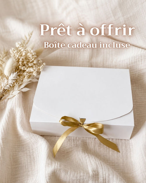 Coffret naissance personnalisé avec doudou et protège carnet