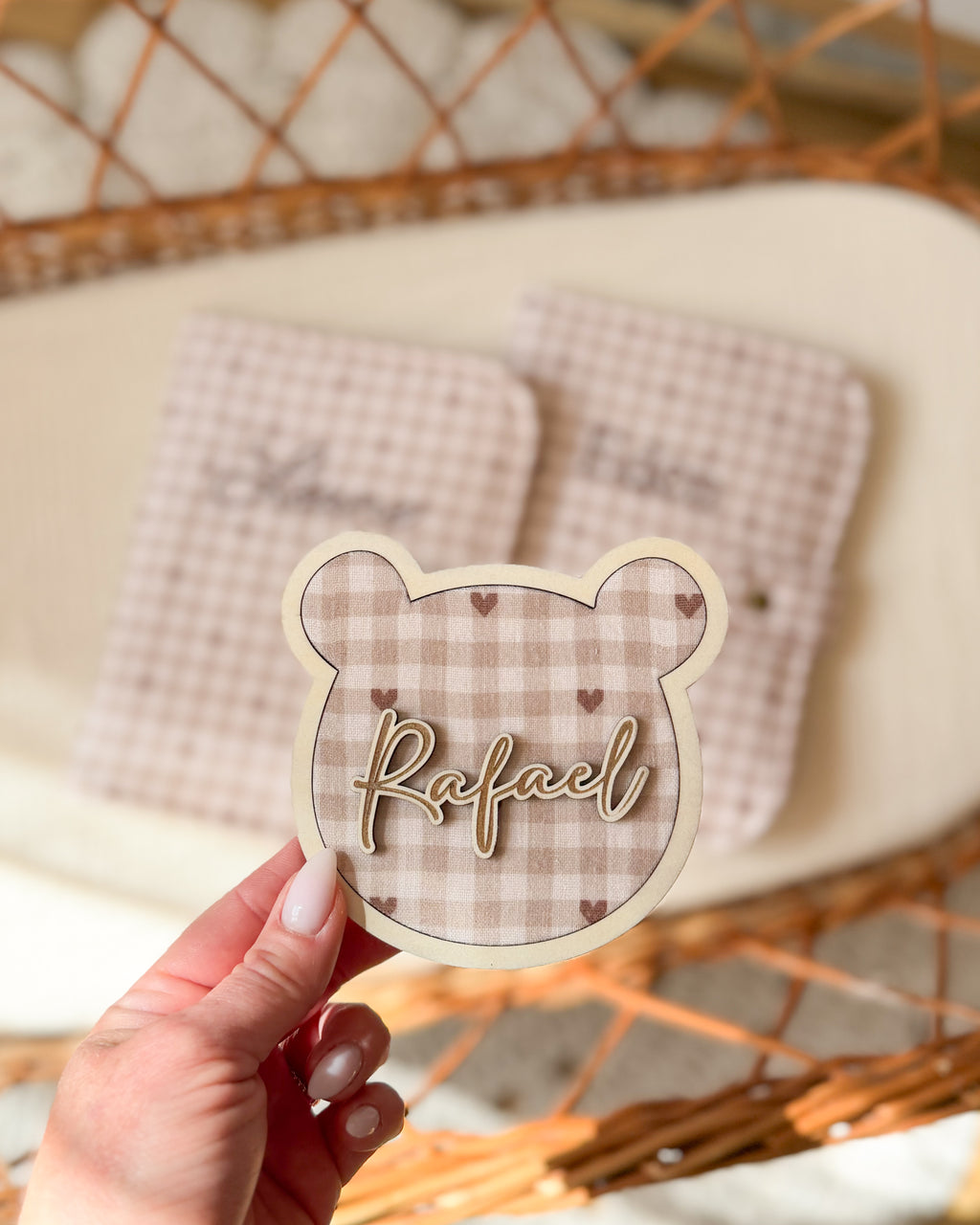 🧸 Décoration ourson personnalisée ✨