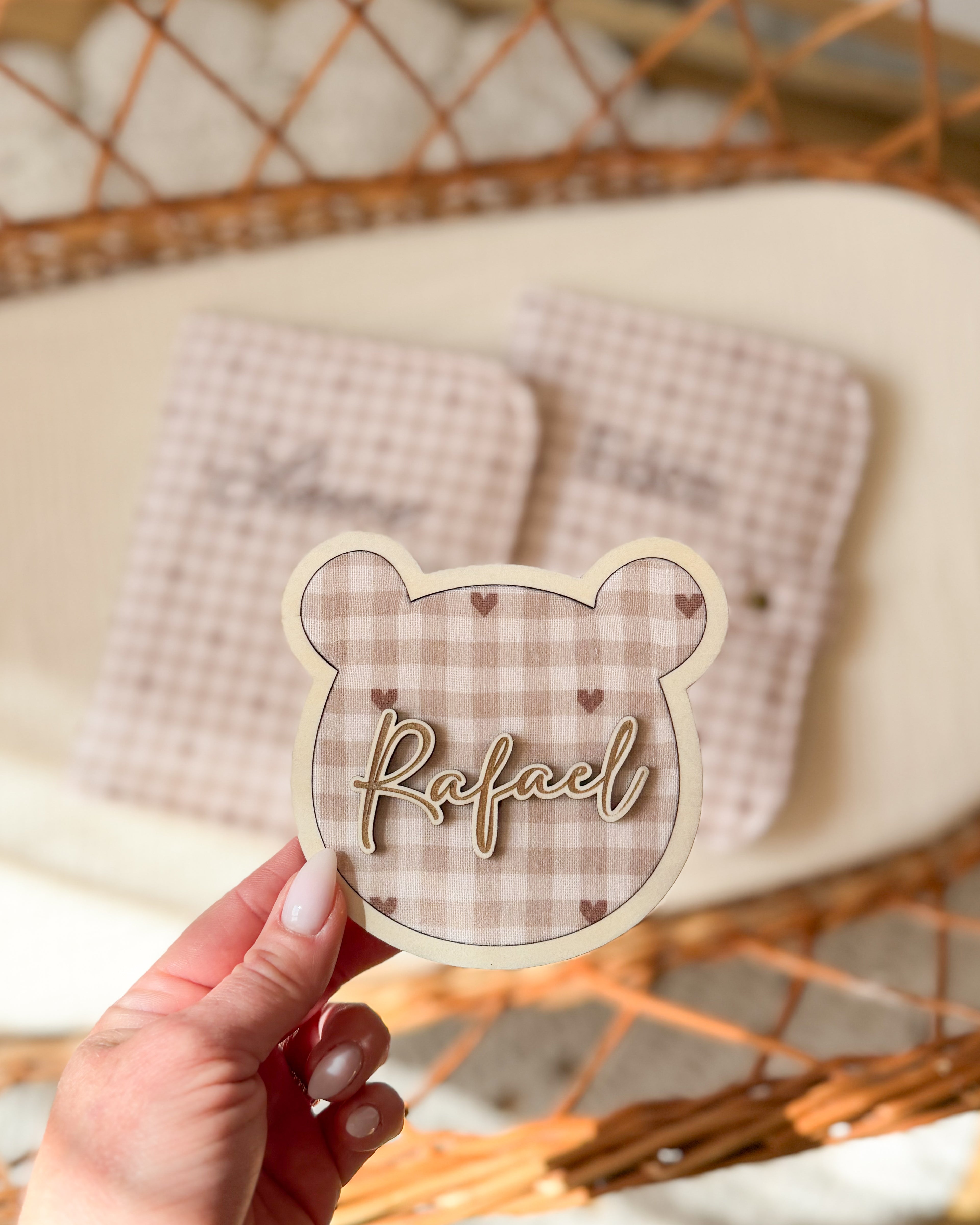 🧸 Décoration ourson personnalisée ✨
