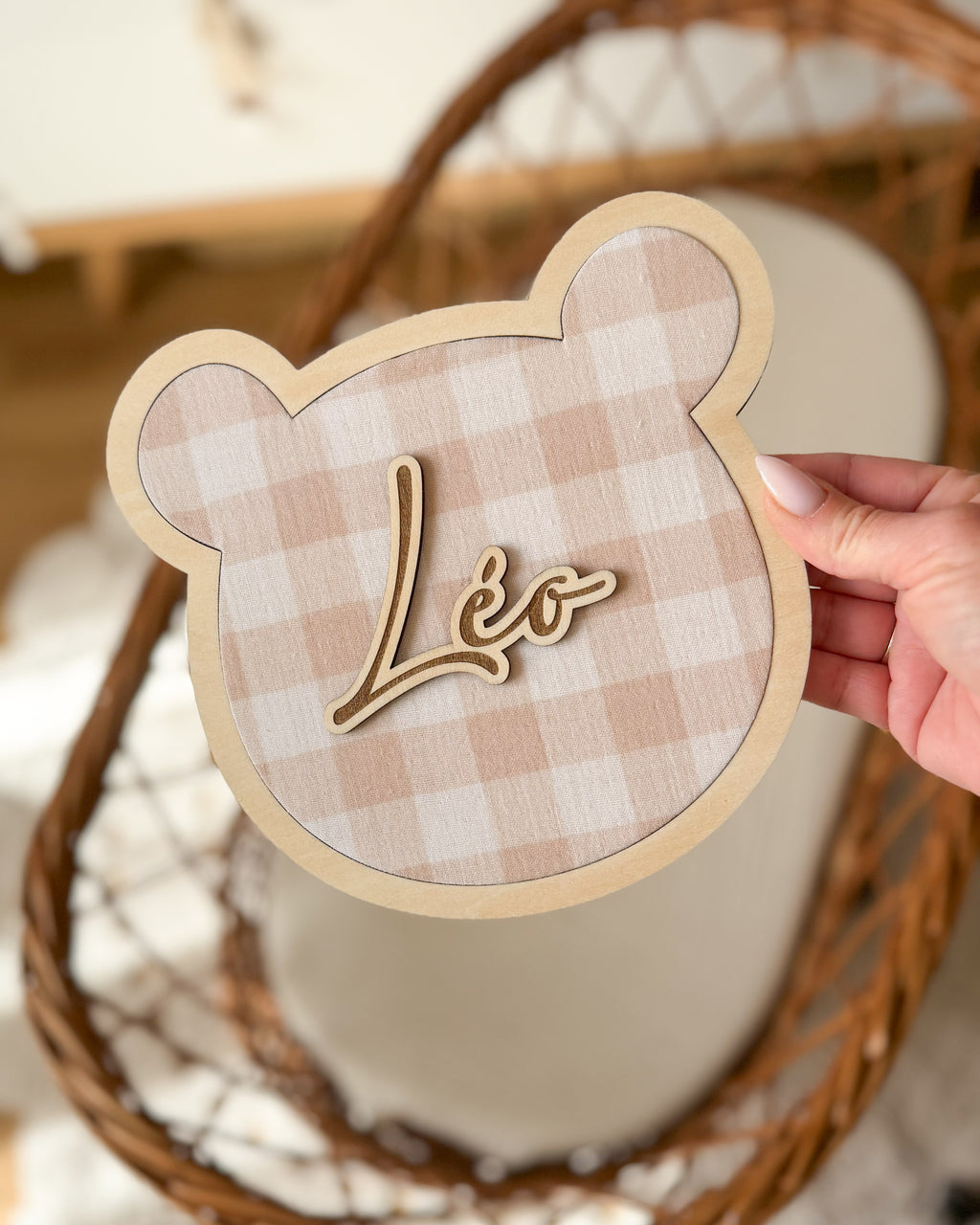 🧸 Décoration ourson personnalisée ✨