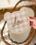 🧸 Décoration ourson personnalisée ✨