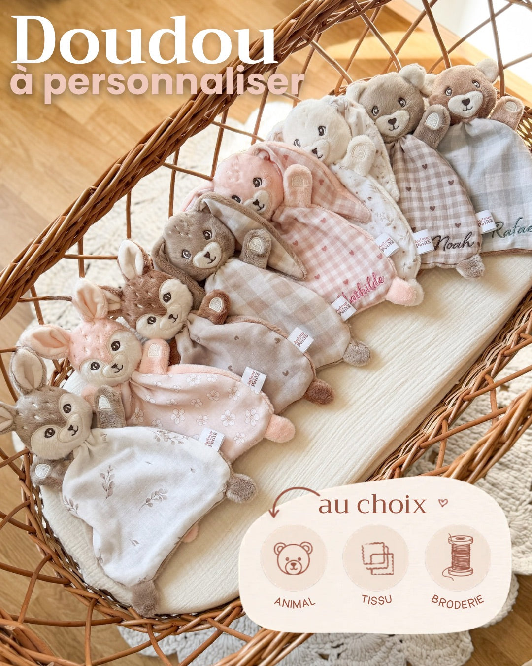 Créez votre doudou personnalisé