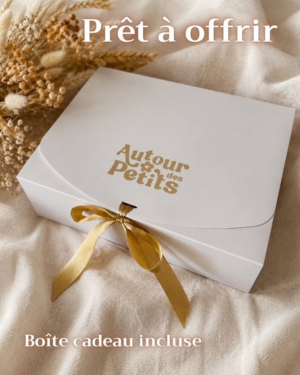 Coffret naissance personnalisé avec doudou et protège carnet - Collection Vichy