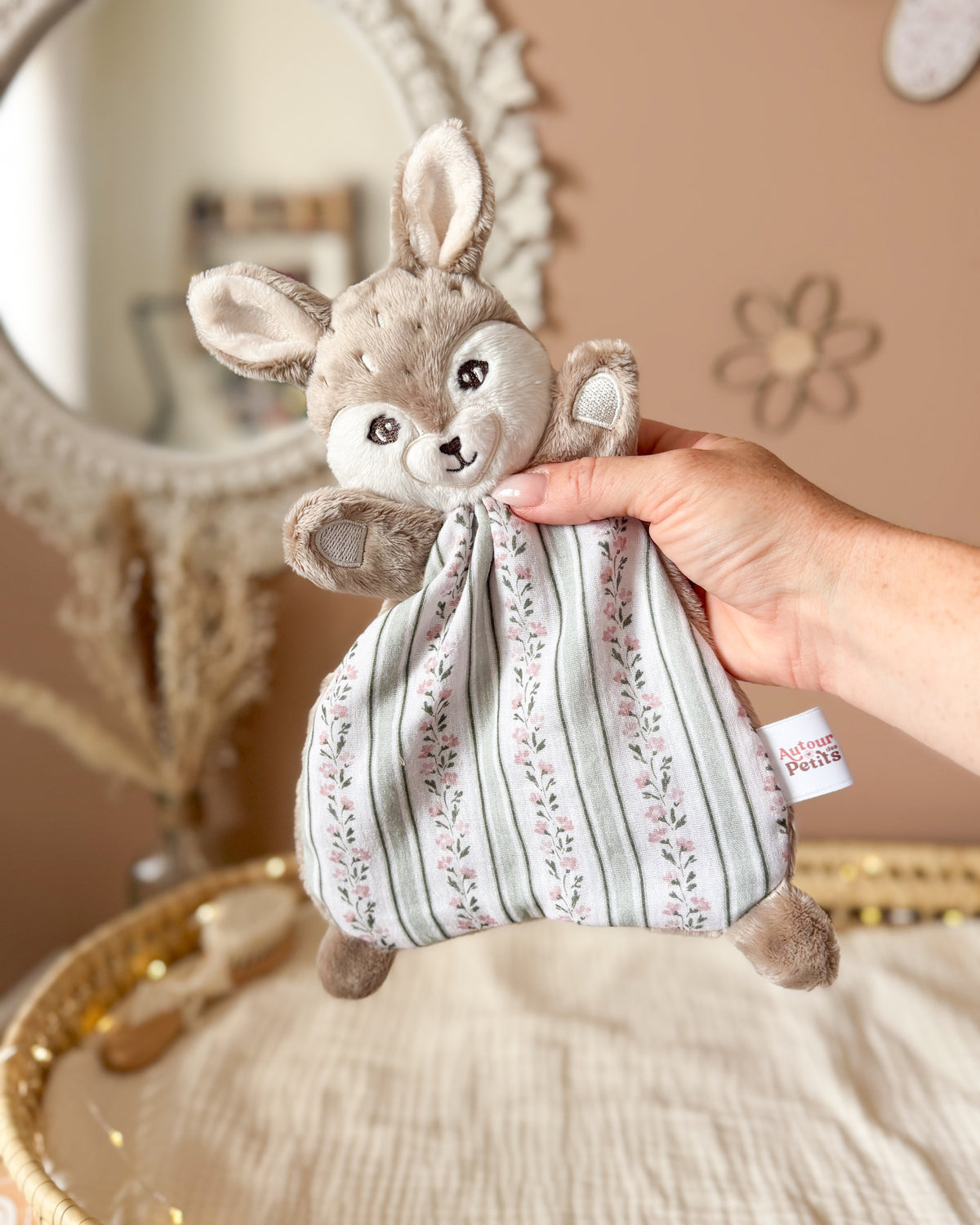 Doudou Faon beige taupe  " En Stock "
